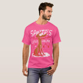 Santas Little Helper retro T-Shirt (Vorne ganz)