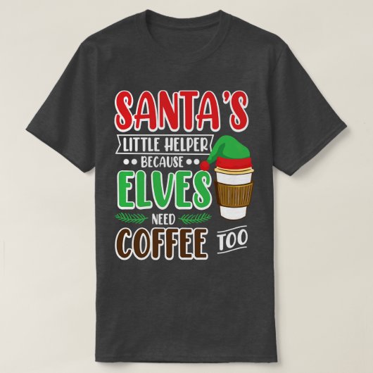 Santas Little Helper T-Shirt (Design vorne)