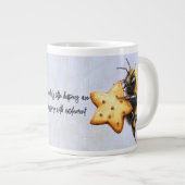 Santa's Little Helpers Are Buzzing With Excitement Jumbo-Tasse (Vorderseite Rechts)