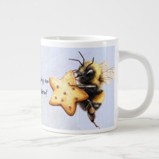 Santa's Little Helpers Are Buzzing With Excitement Jumbo-Tasse (Rechts)