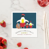 Santa's Little Helpers Napkin Serviette (Beispiel)