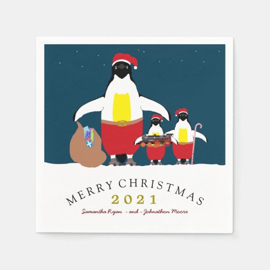 Santa's Little Helpers Napkin Serviette (Vorderseite)