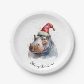 Santa's Little Hippo, Brauch Pappteller (Vorderseite)