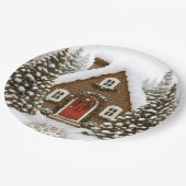 Santas Lodge Pappteller (Schrägansicht)
