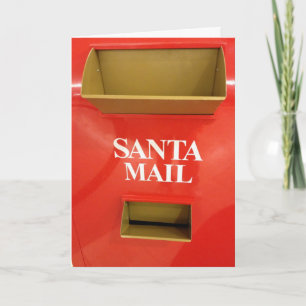 SANTA'S MAILBOX CHRISTMAS LIEBE CARD FEIERTAGSKARTE