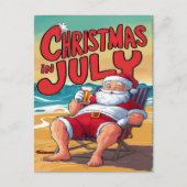 Santas Meer Serenity Postkarte (Vorderseite)