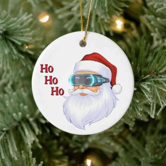 Santa's Merry Christmas Ornament (Baum)
