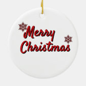 Santa's Merry Christmas Ornament (Hinten)