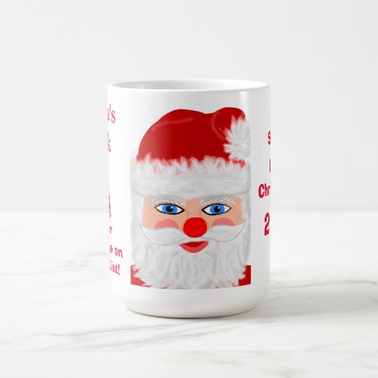 Santa's Milk Nice List Tasse halten (Mittel)