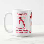 Santa's Milk Nice List Tasse halten (Links)