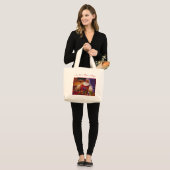 Santa's Mini-Tasche Jumbo Stoffbeutel (Vorderseite (Model))