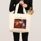 Santa's Mini-Tasche Jumbo Stoffbeutel (Vorderseite (Produkt))