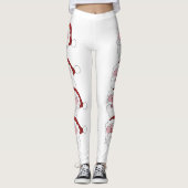 Santa's Mustaches Leggings (Vorderseite)