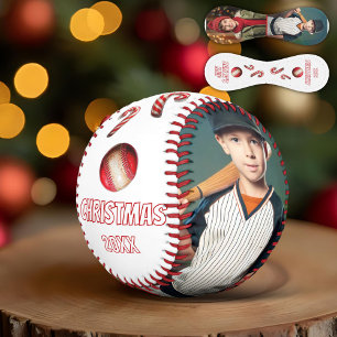 Santa's MVP Frohe Weihnachten Name 2 Fotos Baseball