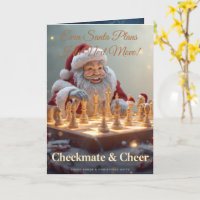 Santas nächster Zug – Lustige Schach-Weihnachtsgrü