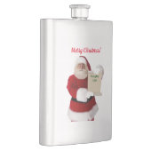 Santas Naughty List Flask Flachmann (Rechts)