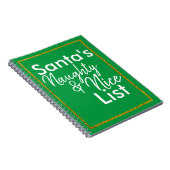Santa's Naughty & Nice Journal Notizblock (Rechte Seite)