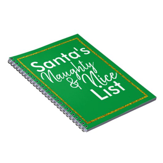 Santa's Naughty & Nice Journal Notizblock (Rechte Seite)