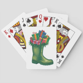 Santa's Neue Stiefel Klassische Spielkarten