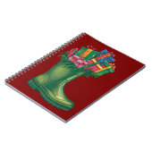 Santas neue Stiefel Notizblock (Linke Seite)