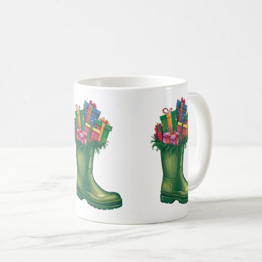 Santa's New Boots Kaffeetasse (VorderseiteRechts)