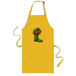 Santa's New Boots Lange Schürze