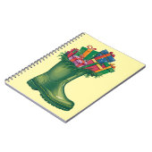 Santa's New Boots Notizblock (Linke Seite)