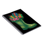 Santa's New Boots Notizblock (Rechte Seite)