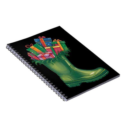 Santa's New Boots Notizblock (Rechte Seite)