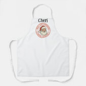 Santas Nice List Backen Schürze (Vorderseite)