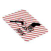 Santas Nice list Christmas Strumpf art Magnet (Rechte Seite)