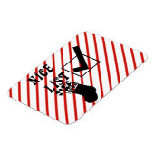 Santas Nice list Christmas Strumpf art Magnet (Linke Seite)