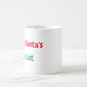 Santas Nice List Tasse - Weihnachten (Mittel)