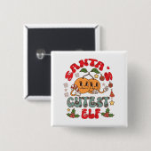 Santa's Niedlicher Elf Sublimation-80881 Button (Vorne & Hinten)