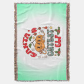 Santa's Niedlicher Elf Sublimation-80881 Decke (Vorderseite Vertikal)