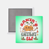 Santa's Niedlicher Elf Sublimation-80881 Magnet (Vorderseite/Rückseite)