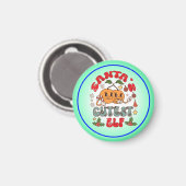 Santa's Niedlicher Elf Sublimation-80881 Magnet (Vorderseite/Rückseite)