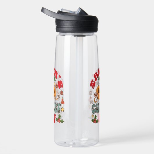 Santa's Niedlicher Elf Sublimation-80881 Trinkflasche (Rechts)