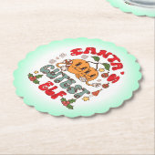 Santa's Niedlicher Elf Sublimation-80881 Untersetzer (angewinkelt)