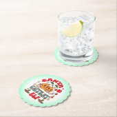 Santa's Niedlicher Elf Sublimation-80881 Untersetzer (Vor Ort)