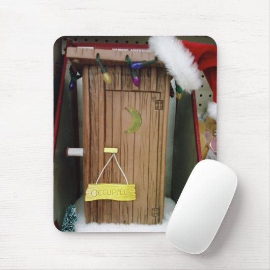 "SANTA'S OUTHOUSE MOUSEPAD" MOUSEPAD (Mit Mouse)