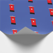 Santas Postbox Geschenkpapier (Ecke)