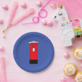 Santas Postbox Pappteller (Party)