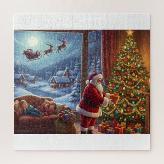 Santa's Quiet Visit: A Winter Wish Puzzle (Vertikal)
