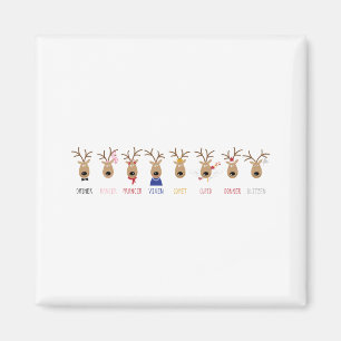 Santas Reindeer Magnet