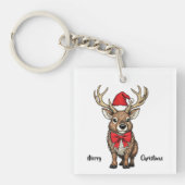 Santa's Reindeer Schlüsselanhänger (Vorderseite)