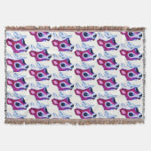 SANTAS REINDEER throw Decke (Vorderseite)