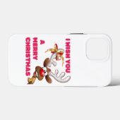 SANTA'S REINDEER WÜNSCHT IHNEN EINEN KLEINEN CHRIS Case-Mate iPhone HÜLLE (Rückseite (Horizontal))