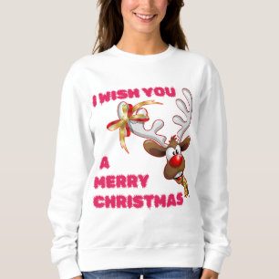 SANTA'S REINDEER WÜNSCHT IHNEN EINEN KLEINEN CHRIS SWEATSHIRT