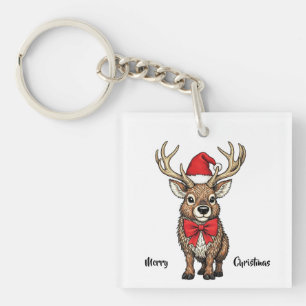 Santas Rentiere Schlüsselanhänger